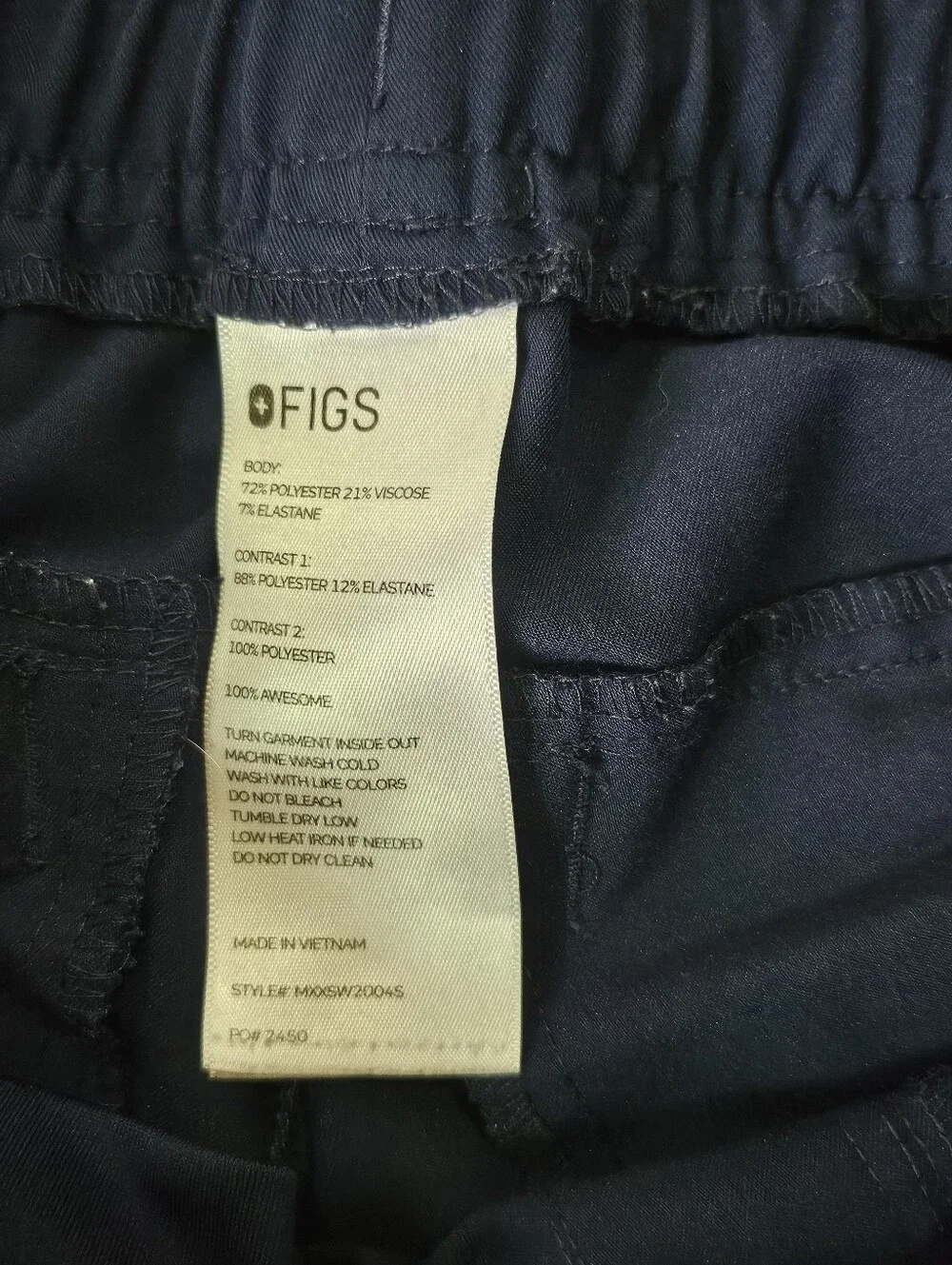 Figs Men's Navy Blue Jogger Pants